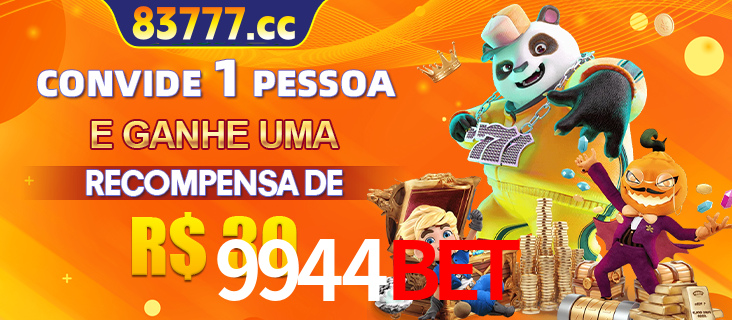 Banner institucional da 9944bet sobre parceria de marcas e criação de uma marca de excelência, apresentando os mascotes de jogos populares como o Fortune Tiger.