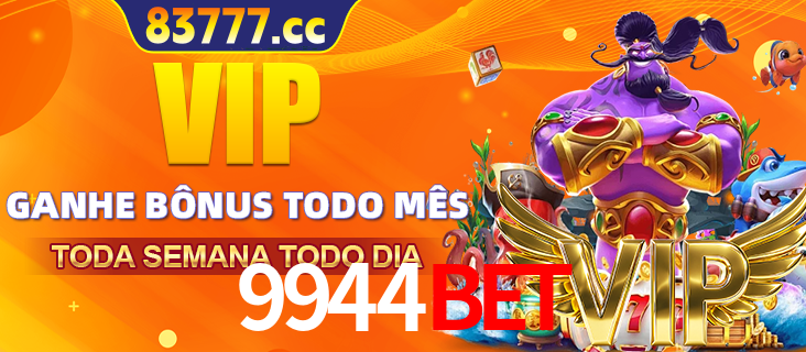 Banner promocional do 9944bet oferecendo 100% de recompensas adicionais contínuas para quem fizer o login diário (Daily sign-in), com um mascote de coelho.