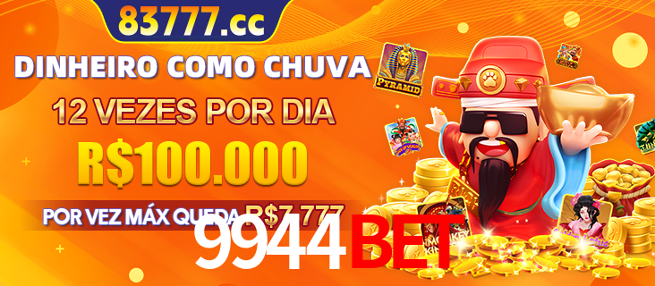 Banner do programa de recompensas Recomende para amigos do 9944bet, detalhando os bônus por convidar amigos, com prêmios que chegam a R$288.888.