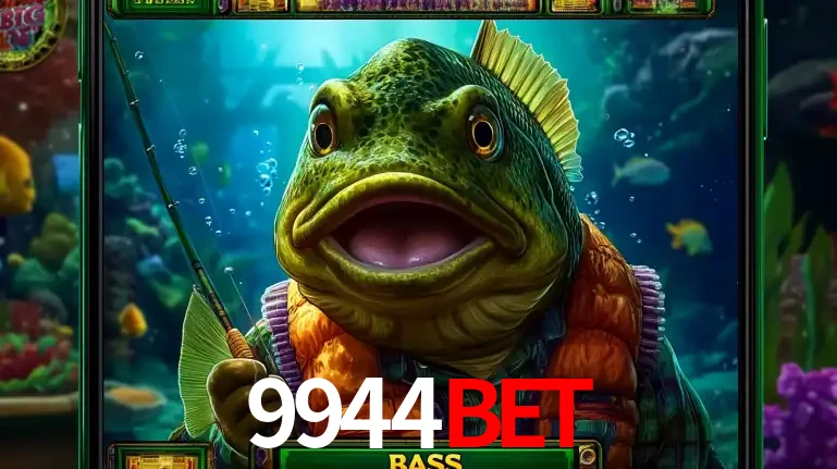 Personagem de peixe pescador do popular jogo de slot com tema de pescaria, uma das emocionantes opções de caça-níqueis para jogar e ganhar no cassino 9944bet.
